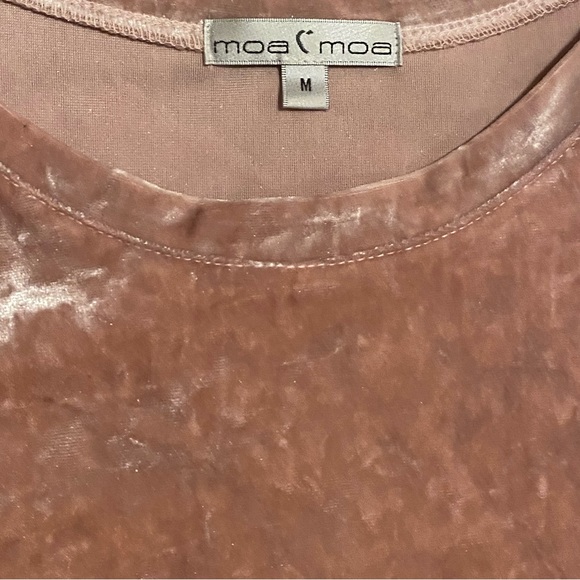 NWOT Velvet Scalloped Tee - Picture 5 of 5